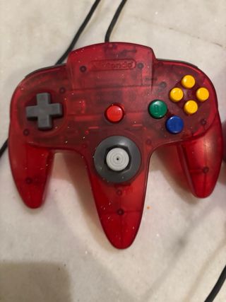 Nintendo 64 Rossa + Controller + 2 Giochi