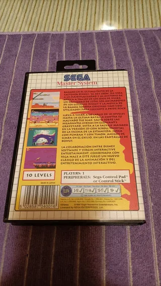 El Rey León - Master System