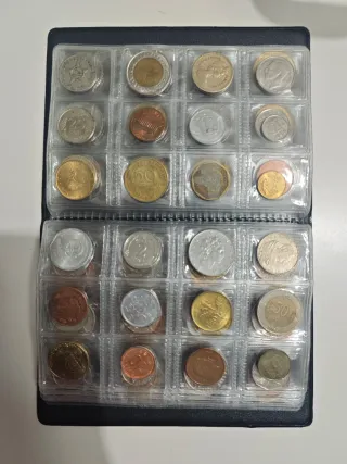 Álbum monedas mundiales 120 piezas