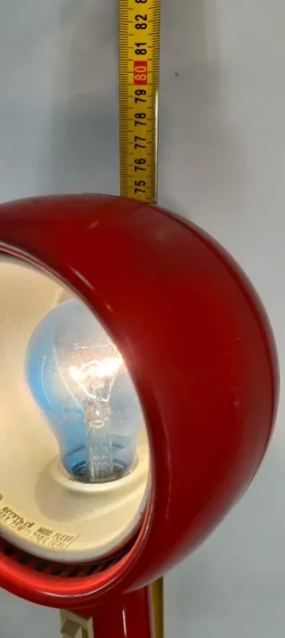 Lampada Emmendi Flex Rossa Funzionante