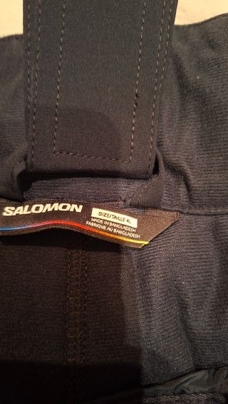 Pantalón Esquí Salomon Edge Pant M Carbon XL/R