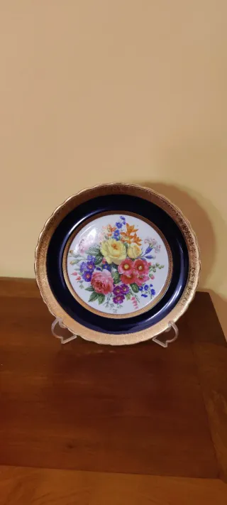 Platos decorativos Capeans floral y paisaje