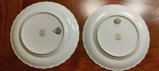 Platos decorativos Capeans floral y paisaje