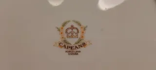 Platos decorativos Capeans floral y paisaje