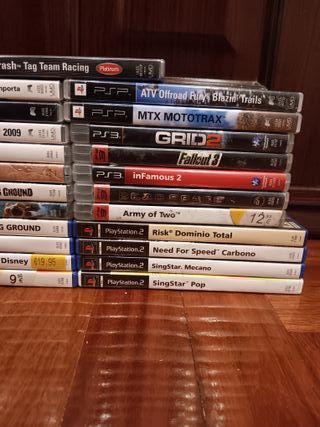 Videojuegos para PSP/PS2/PS3 (Consultar precios)