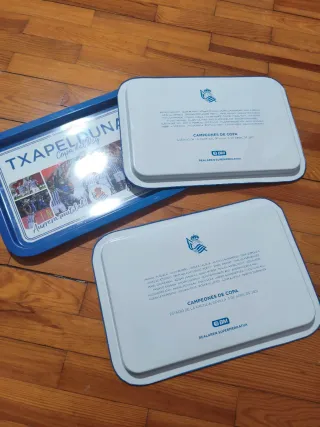 Bandeja Real Sociedad Txapeldunak Copa Rey