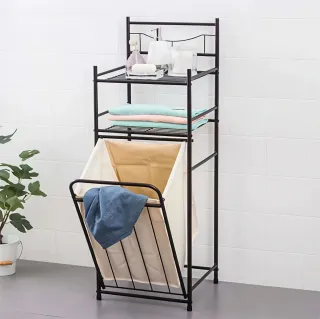 Estantería 3 niveles con cesta