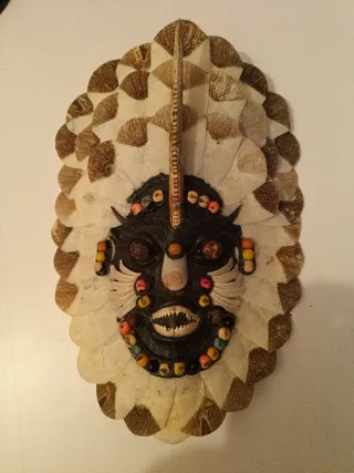 Maschera etnica maschera africana maschera legno