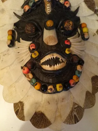 Maschera etnica maschera africana maschera legno