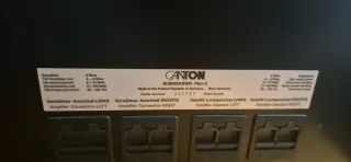 Altavoces Canton Negros