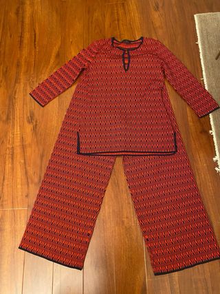 Conjunto CH Pantalón y Blusa Rojo