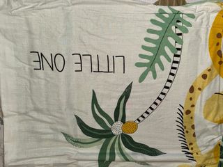 Sábanas cuna ecológicas con estampado de perezoso