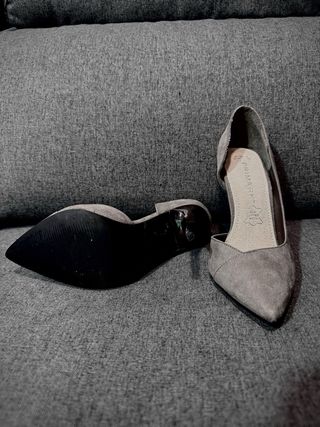 Zapatos de tacón grises Primark