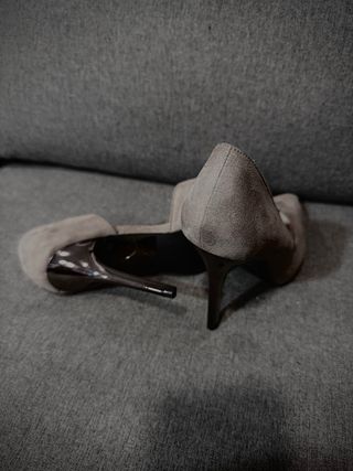 Zapatos de tacón grises Primark