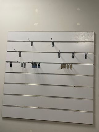 Panel Lama Blanco con Rieles