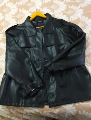 Cazadora Polipiel Tentazioni Negra Talla XL