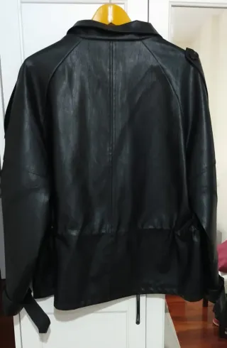 Cazadora Polipiel Tentazioni Negra Talla XL