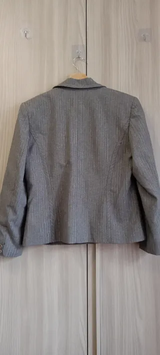 Giacca Vintage Grigio Gessato Jürgen Michaelsen