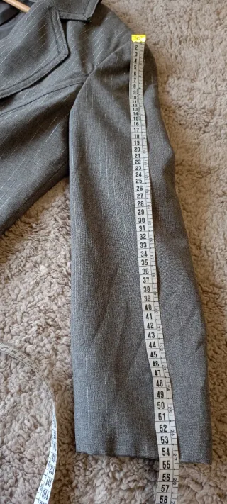 Giacca Vintage Grigio Gessato Jürgen Michaelsen