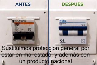 Electricista, reparaciones eléctricas