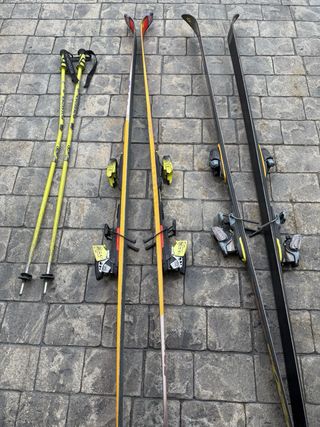 Esquís Salomon S9000 y Völkl P20 RT