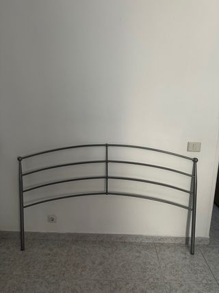 Cabecero de cama doble metálico