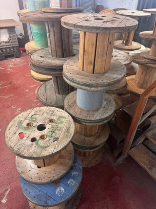 BOBINAS CARRETE MADERA CABLE CHILLPALET