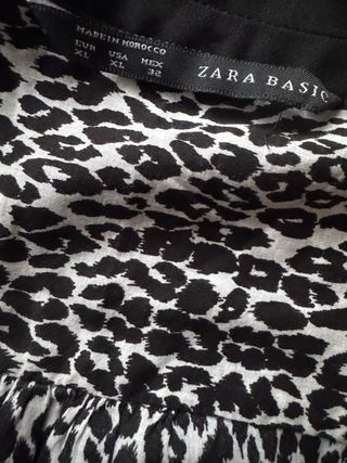 Blusa Zara Estampado Animal
