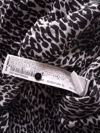Blusa Zara Estampado Animal