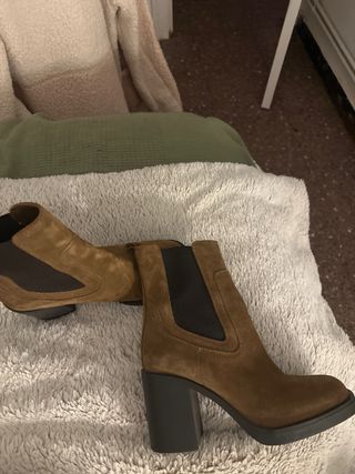 Botines Zara Marrones Talla 37