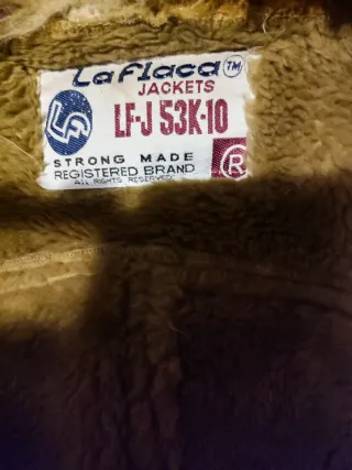 Chaqueta Laflaca antelina y pelo Talla M