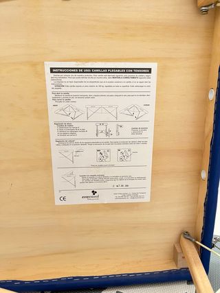Camilla para masaje ecopostural