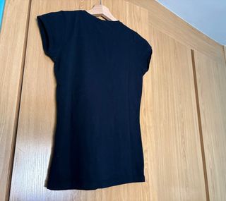Camiseta básica negra Pull&Bear Talla L