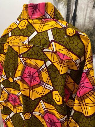 Camisa estampada manga corta