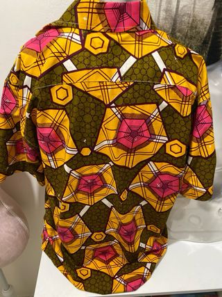 Camisa estampada manga corta