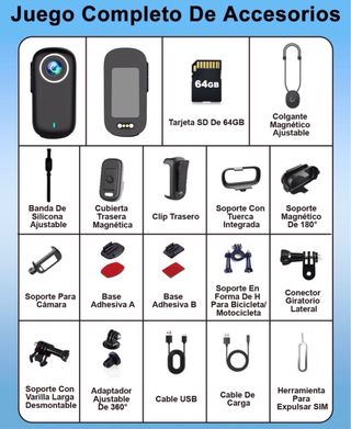 Kit Cámara Deportiva 4K SIN ABRIR