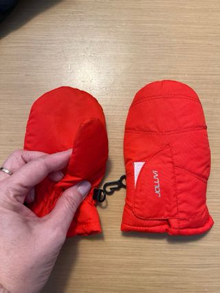 Guantes infantiles de esquí/nieve JOLUVI rojos