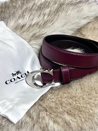 Cinturón Coach Hebilla C Marron