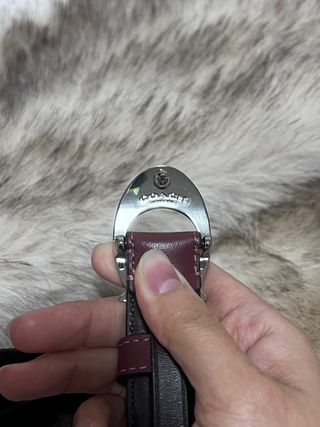 Cinturón Coach Hebilla C Marron