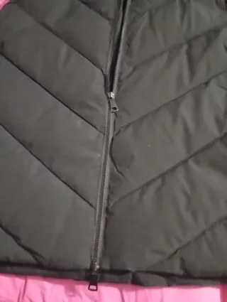 Abrigo largo negro talla XL