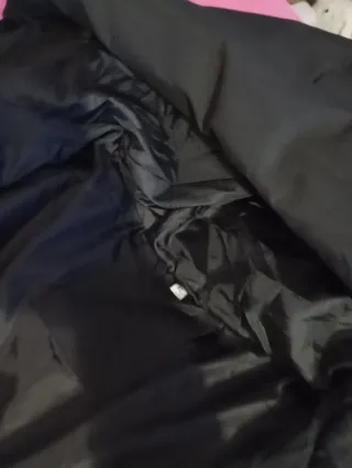 Abrigo largo negro talla XL