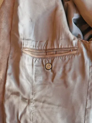 Chaqueta ante hombre marrón