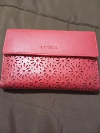 Cartera Cacharel Piel Mujer Roja
