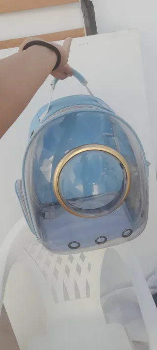 Transportín para mascotas.