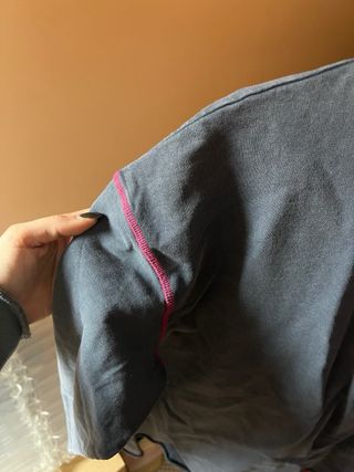 Sudadera El Pulpo azul y rosa