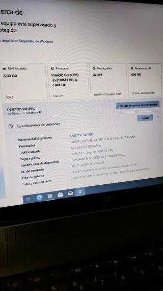 Portátil HP Pavilion 17 Negro/Plata