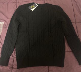 Jersey Polo Ralph Lauren Negro Cable Knit
