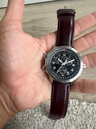Reloj Hamilton X-Wind Cuarzo 47mm con correa cuero