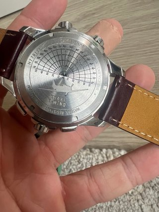 Reloj Hamilton X-Wind Cuarzo 47mm con correa cuero