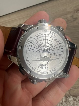 Reloj Hamilton X-Wind Cuarzo 47mm con correa cuero